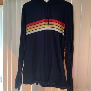 Hooded long sleeved shirt